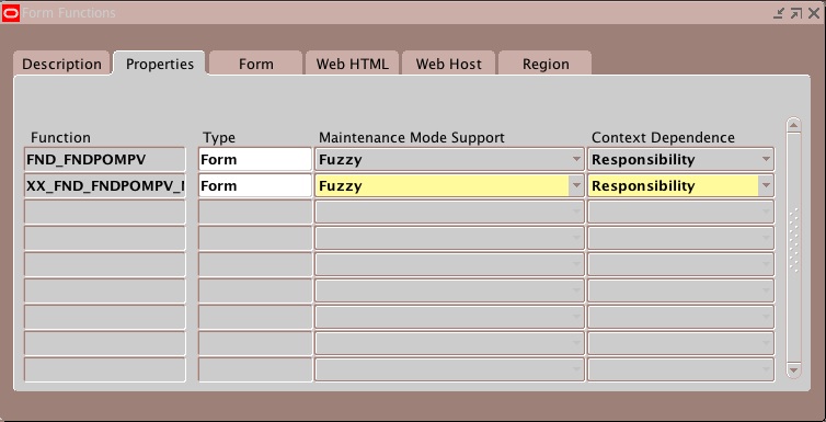Snapshot 2009 01 16 15 13 23 Form Personalization: Limit Site Level Profile Options Access on the form FNDPOMPV